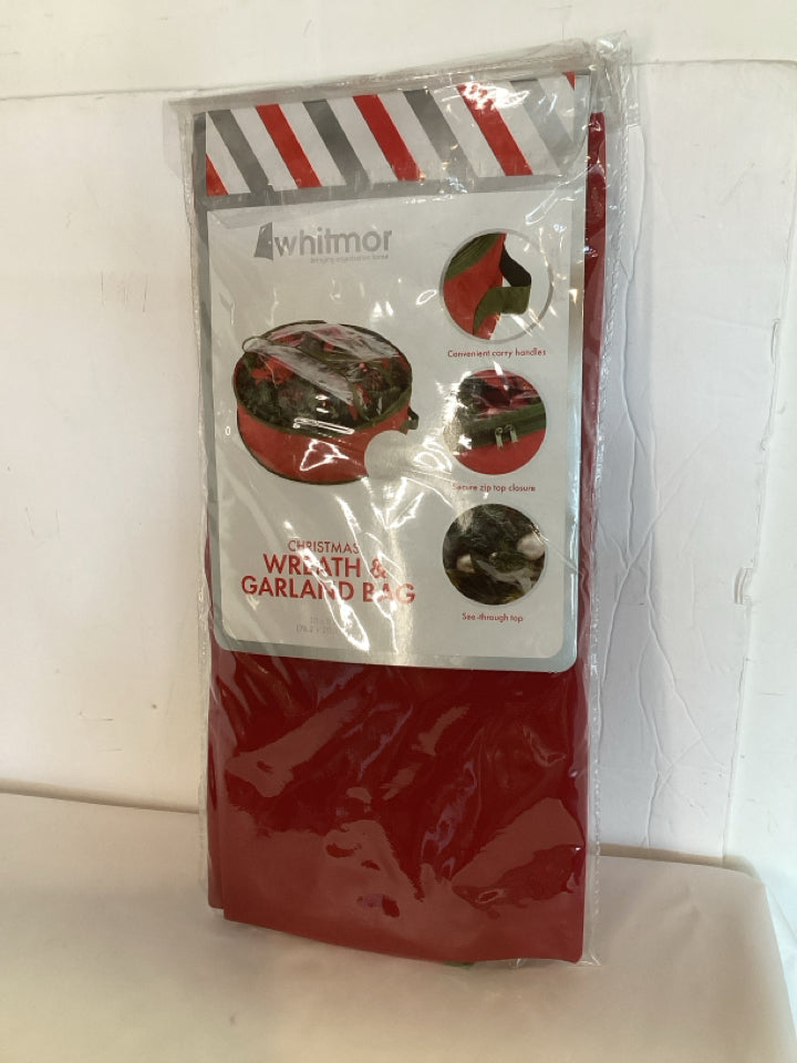 Bag Red Wreath Holiday Item