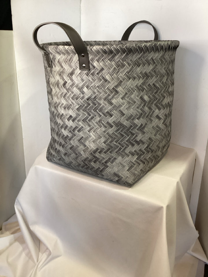 Gray Nylon Woven Basket