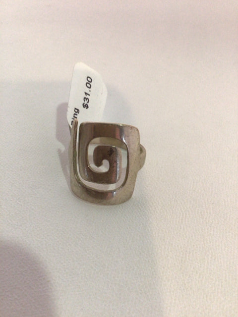 Sterling Silver Swirl Ring