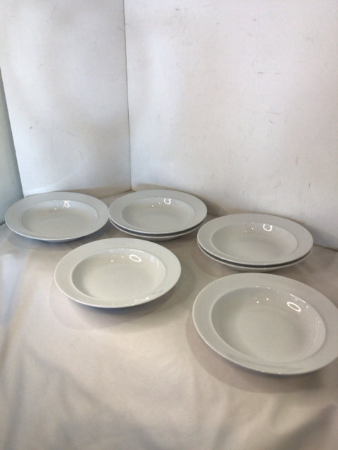 Dansk Soup White Porcelain Set of 7 Bowl Set