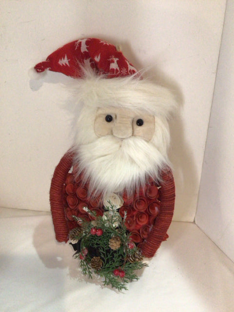 Wall Decoration Red/white Santa Holiday Item
