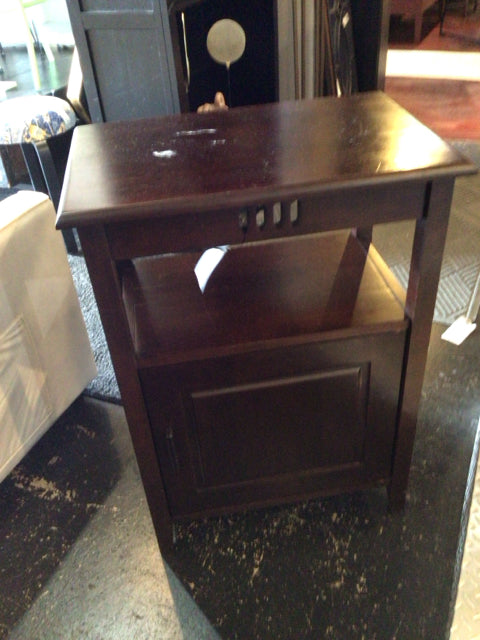Side Wood Brown Table