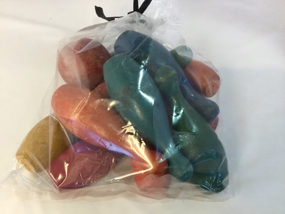 Vintage Multi Wood Bowling Game