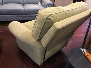 Rocker Chenille Glider Upholstered Green Chair