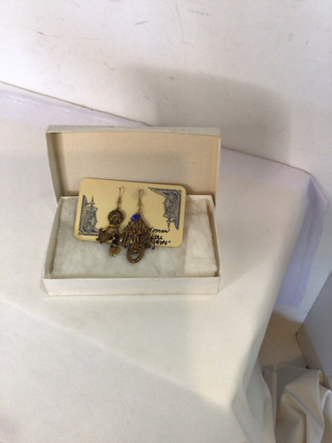 Metal Art deco Earrings