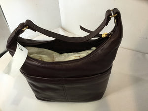 Vinyl Brown Purse