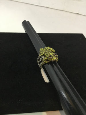 Green Rhinestone Ring