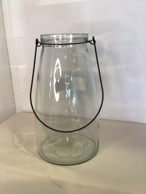 Glass Clear Handle Lantern