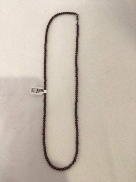 Purple Beaded Necklace