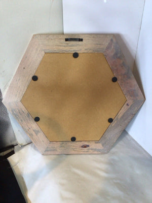 Light Wood 6 Sided Mirror