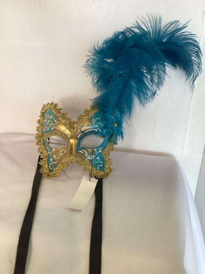 Gold/Blue Mask