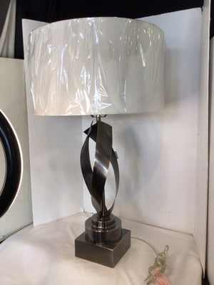 Modern Silver Metal Lamp
