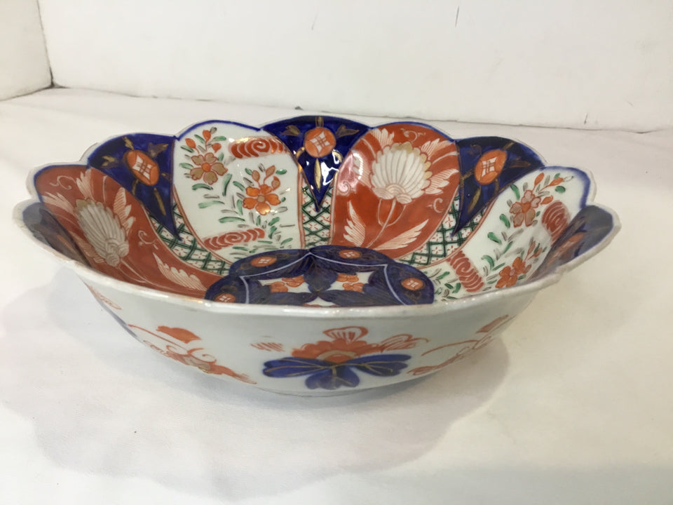 Imari Ware Vintage Japanese Multi Porcelain Bowl