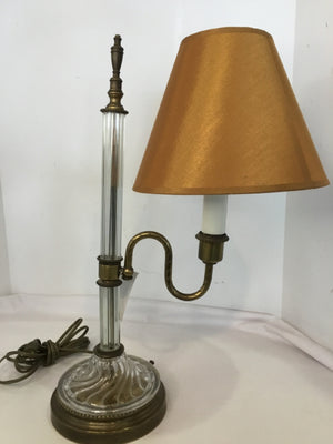 Brass Glass Lamp