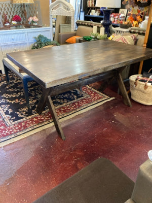 Restoration Hrd. Dining Wood Brown Table