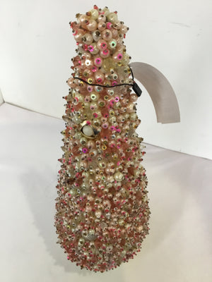 Christmas Pink/white Beaded Christmas Tree Holiday Item