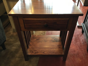 Mission Wood Brown Table