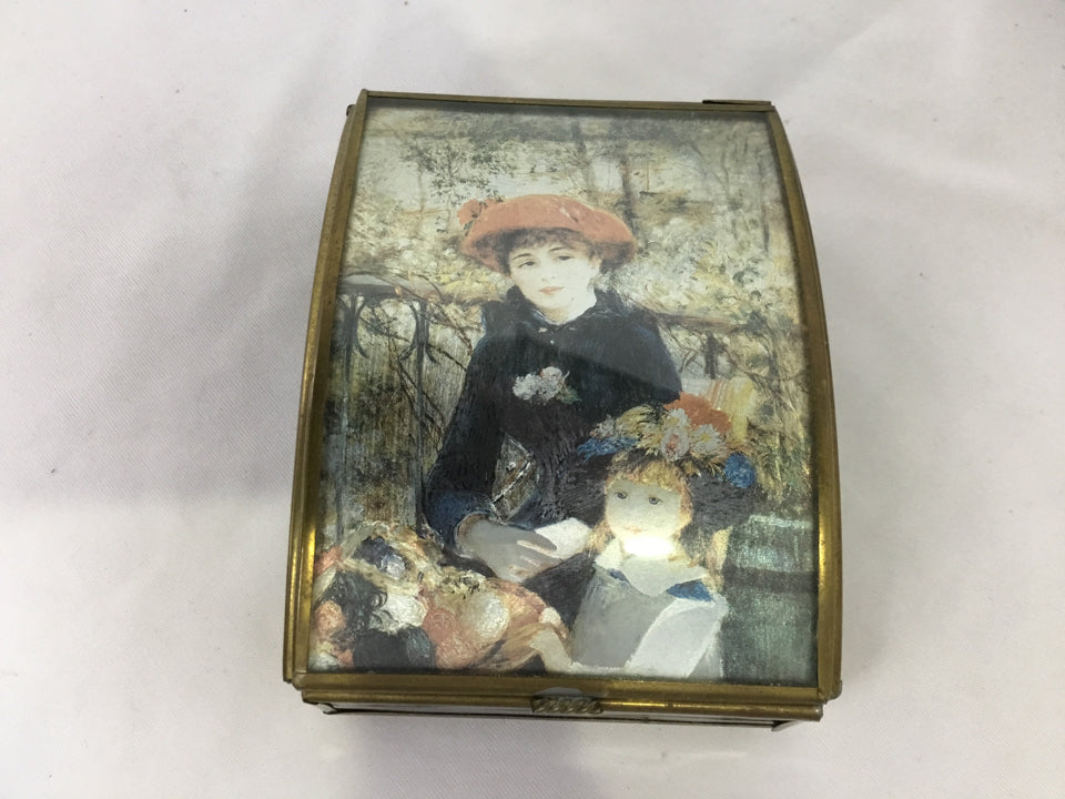 Renoir Blue Stained Glass Bowl