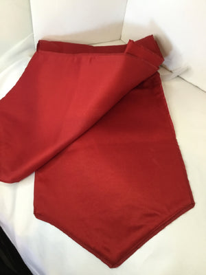 Table Runner Red Sateen Holiday Item
