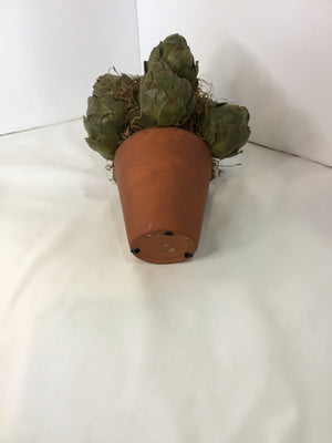 Green Artichoke Faux Plant