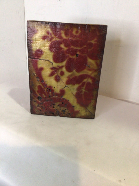 Sid Dickens Tile Ceramic Red/Brown Wall Decoration Art