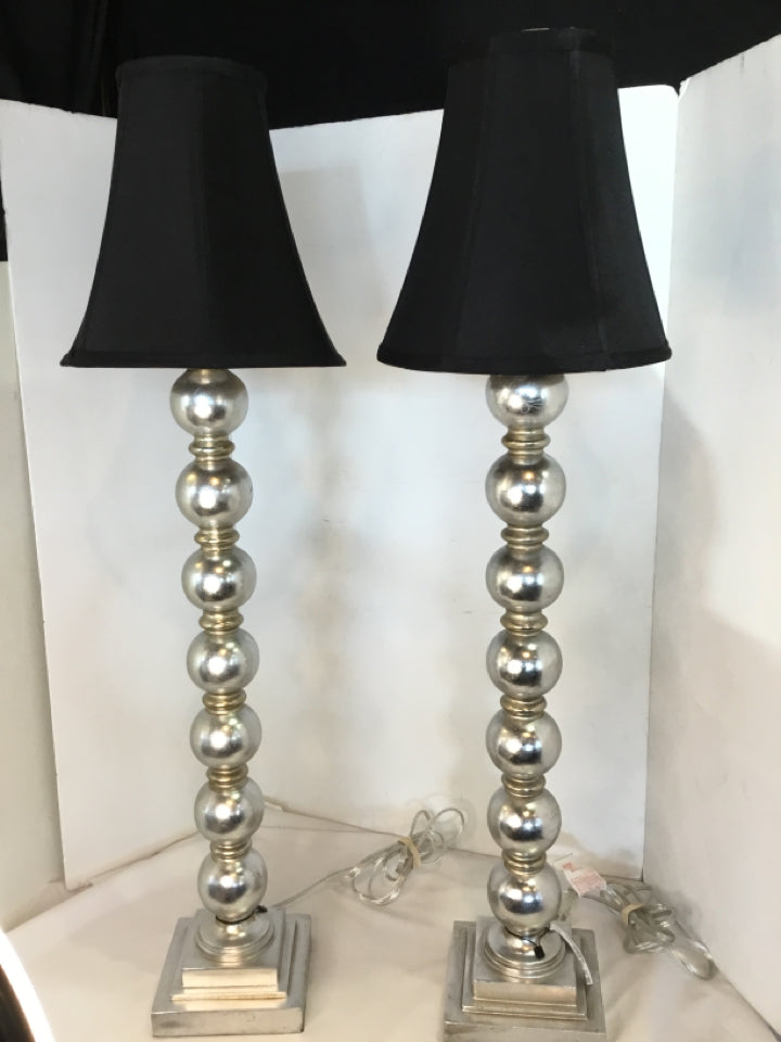 Print Silver Resin Pair Lamp