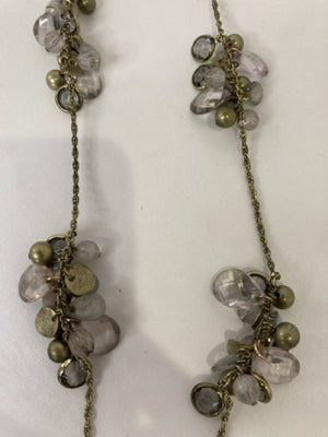 Purple Beaded Necklace