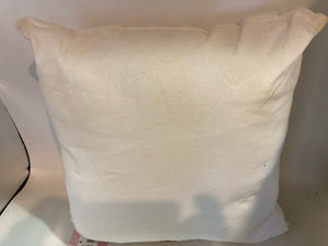 Kate Spade White/Multi Cotton Words Pillow