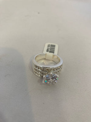 Clear Cubic Zirconia Ring