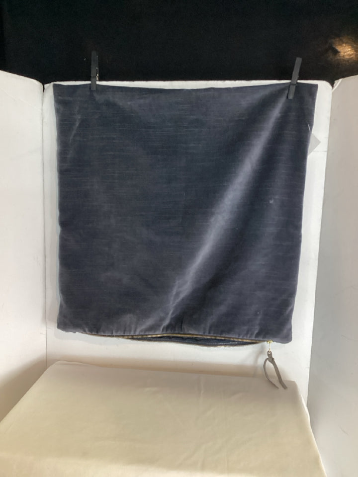Restoration Hrd. Gray Velvet Pillow Cover