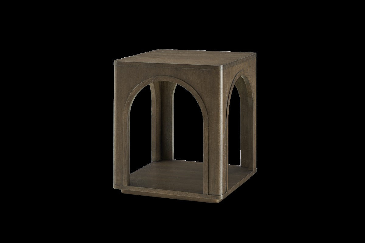 Side Oak End/Side Caramel Table