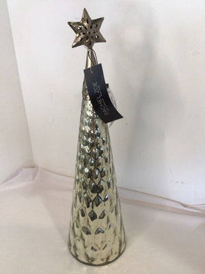 Silver Mercury Glass Tree Holiday Item