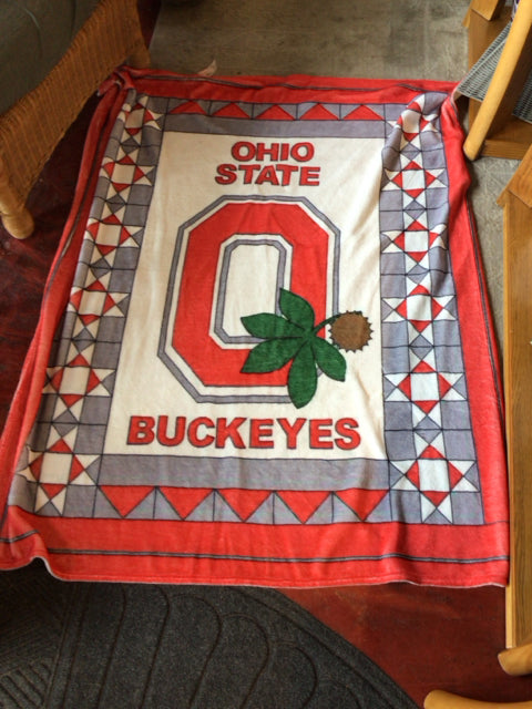 OSU White/Red Blanket