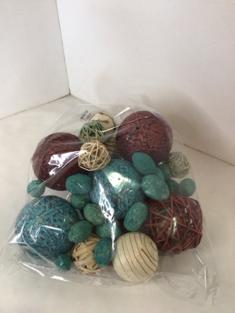 Decor Multi-Color Mixed In Bag Ball