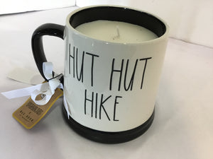 Rae Dunn Black/White Ceramic Candle