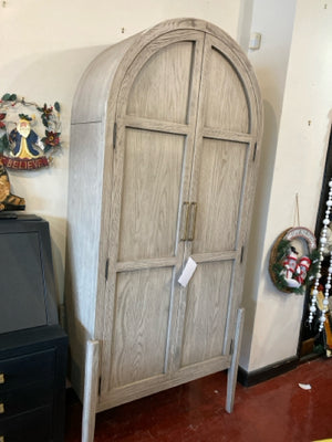 CPLY2FAT Gray Wood 2 Door Cabinet