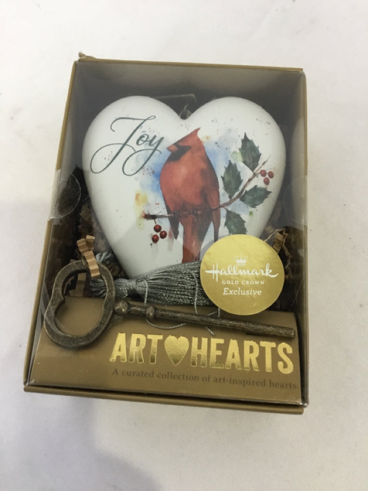 Christmas White/Multi Ceramic Ornaments Cardinal Holiday Item