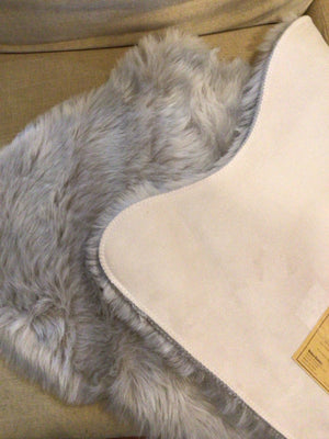 Faux Fur Taupe Rug