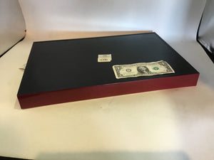 Red Lacquered Words Tray