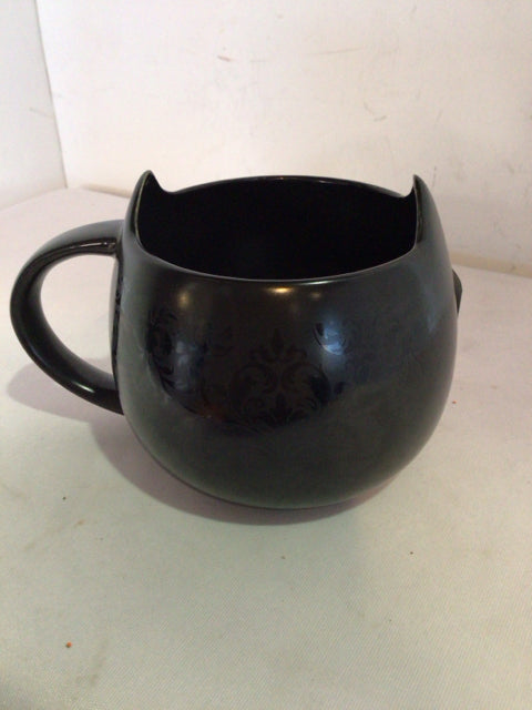 Cat Lady Black Mug