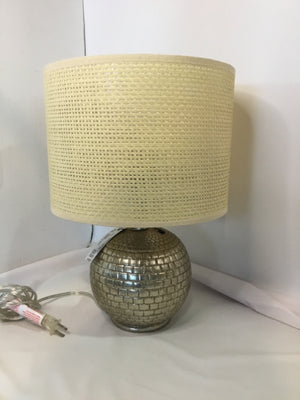 Silver Resin Lamp