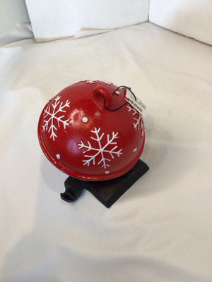 Christmas Red/white Resin Stocking hanger Ornament Holiday Item