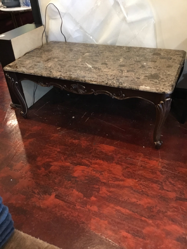 Coffee Marble Top Table HOE-8570-30