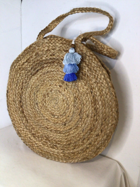 Natural Jute Round Tote