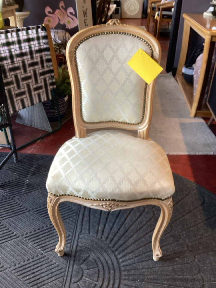 Armless Cream Chair