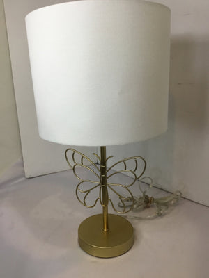 Gold Metal Butterfly Lamp