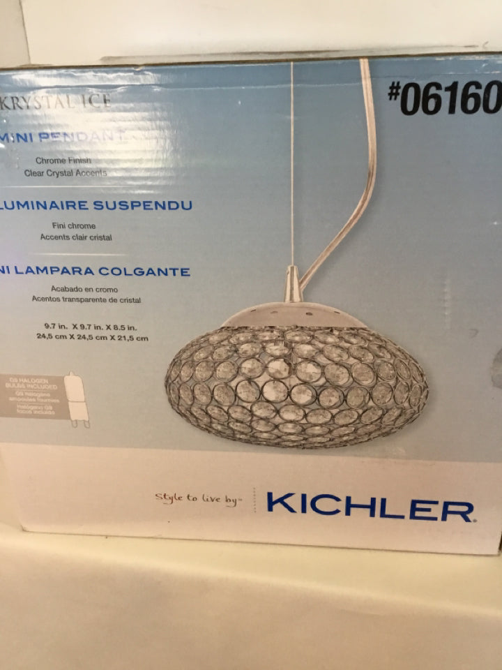 Kichler Plug In Electric Silver Light Fixture