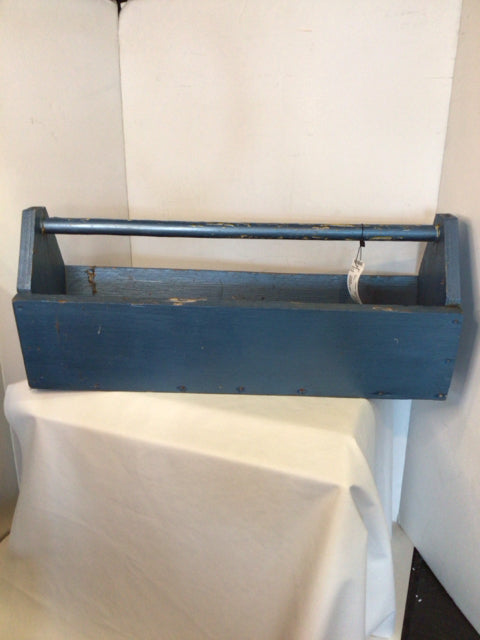 Vintage Wood Blue Box