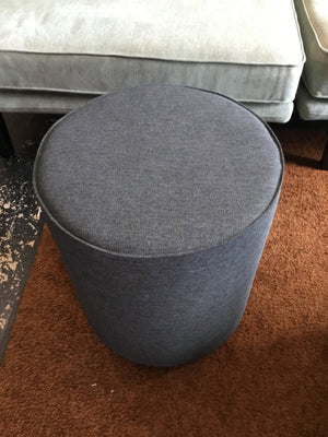 Knoll Commercial Gray Poly Blend Cylinder FootStool/Ottoman