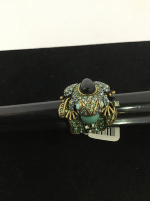 Sterling Silver Blue Rhinestone Ring